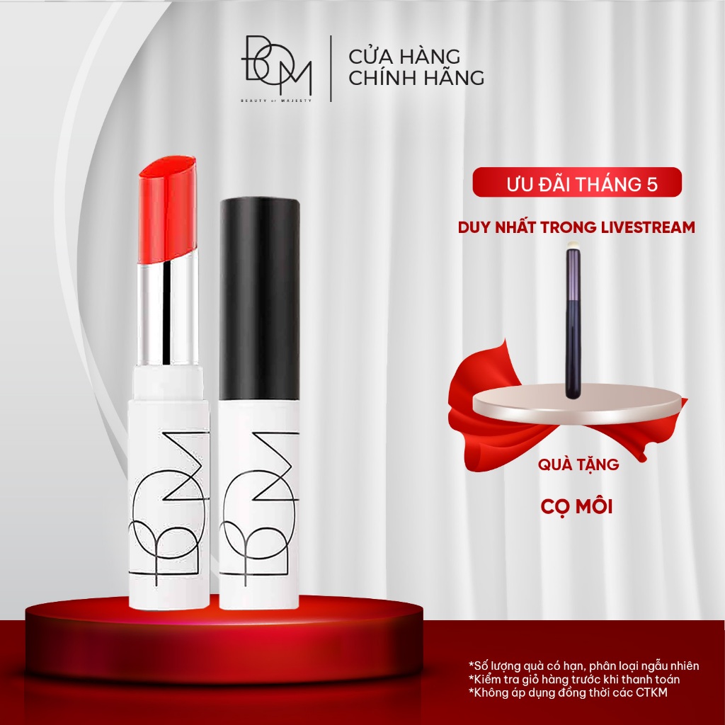 Ảnh Son Dưỡng Môi Có Màu Dưỡng Ẩm Căng Bóng Cho Môi BOM Dewy Lip Balm 4.5g 1