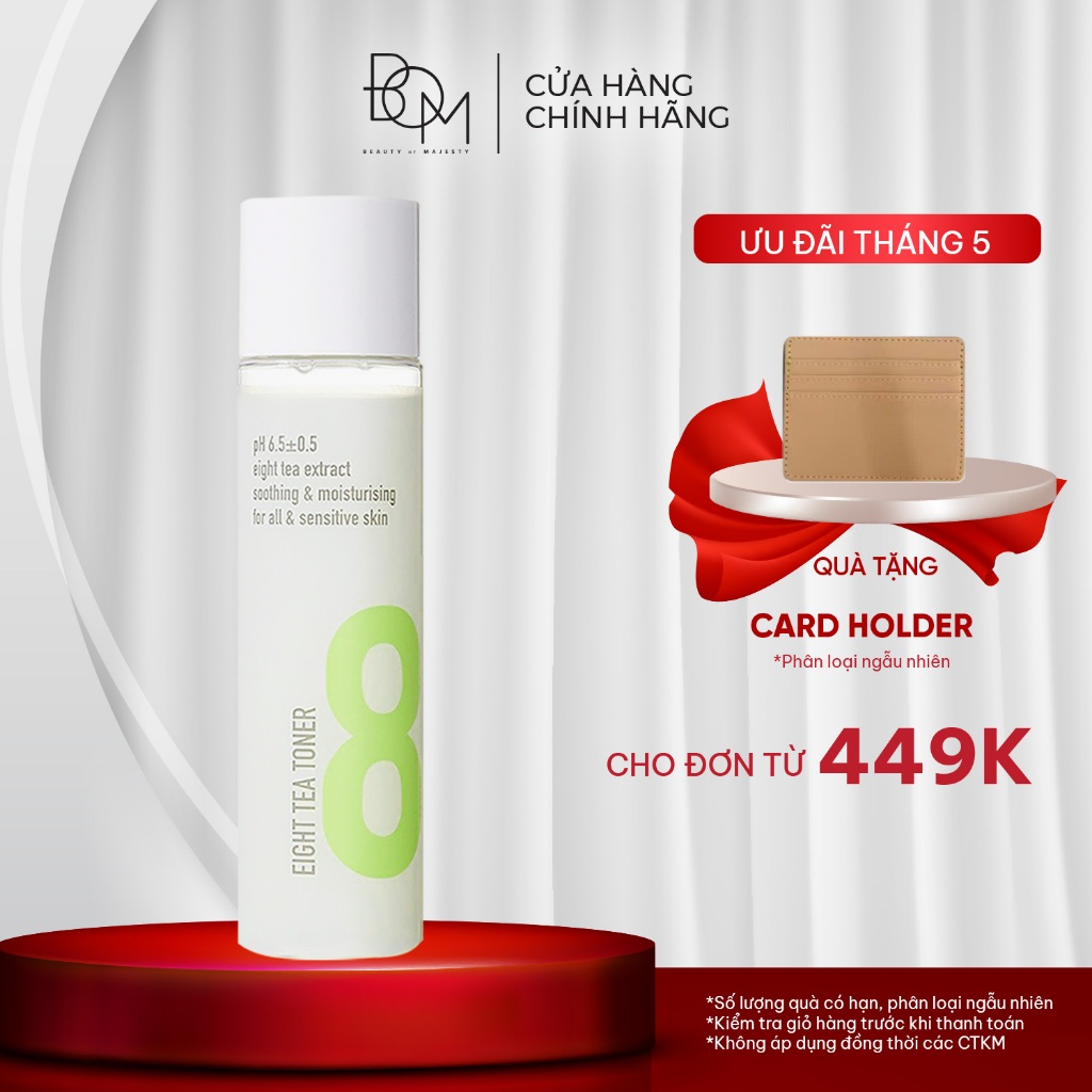 Ảnh Nước Cân Bằng Dưỡng Ẩm Làm Sạch Da BOM Eight Tea 150ml 1