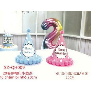 Mũ kim tuyến sinh nhật cao cấp