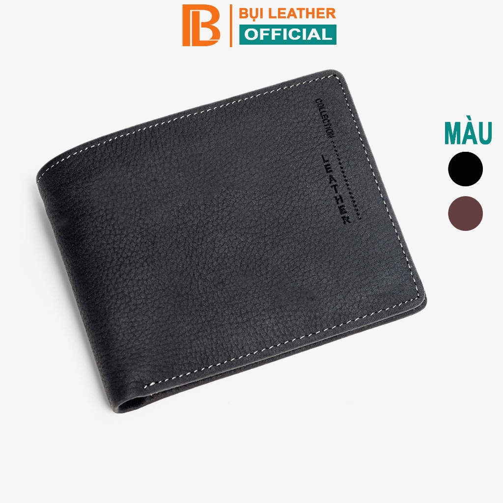 Ảnh Ví nam da bò sáp Mexico Bụi Leather V102 cao cấp 1