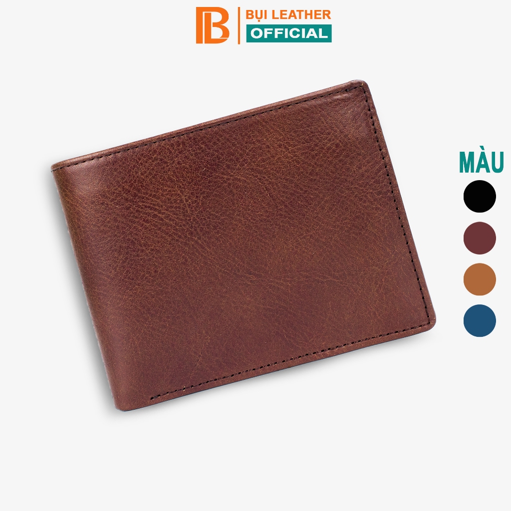 Ảnh Ví nam da bò sáp cao cấp V108-Bụi Leather 1