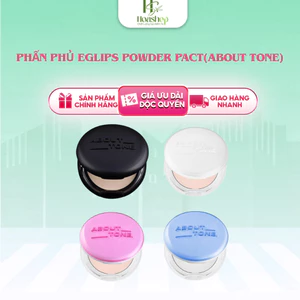 Phấn phủ dạng nén About Tone BLur Powder Pact 8g nâng tone, kiểm soát dầu nhờn