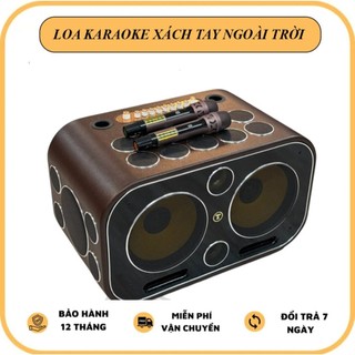 Loa Karaoke Xách Tay LMK Audio D20 24 Đường Tiếng, Công Xuất 1300W, 2 Bass 25cm, 2 Trung 16cm, Kèm 2 Micro UHF Chống Hú