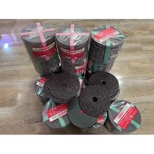 LỐC 25 MIẾNG ĐĨA NHÁM TRÒN 100MM CÁT ĐEN P16/ CÁT ĐỎ P24/ CÁT ĐỎ P36 DEERFOS