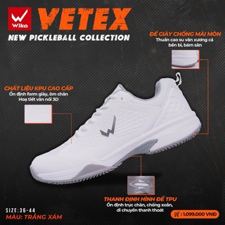 Giày PICKLEBALL WIKA VETEX 'Pro Series' x QUANG DƯƠNG Chính Hãng, Chất Liệu KPU - Bền Bỉ