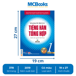 Sách - Tiếng Hàn Tổng Hợp Dành Cho Người Việt Nam - Bản Màu - MCBooks Chính Hãng