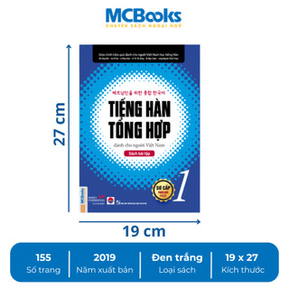 Sách - Tiếng Hàn Tổng Hợp Dành Cho Người Việt Nam - Bản Màu - MCBooks Chính Hãng