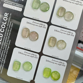 Set Sơn Gel Mắt Mèo Ổi Thạch Hồng Dirse 6 Chai | Hiệu Ứng Cát Lấp Lánh, Bóng Chuẩn Salon | Thegioinail666