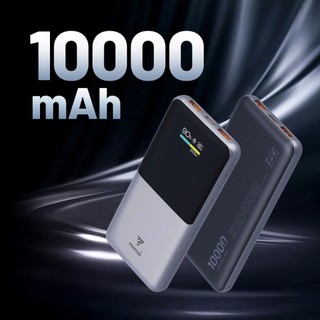 Pin sạc dự phòng PHANTOM P53 10000mAh sạc nhanh QC 3.0 22.5W và TypeC PD 20W, Màn hình báo pin và dòng sạc (Xám)