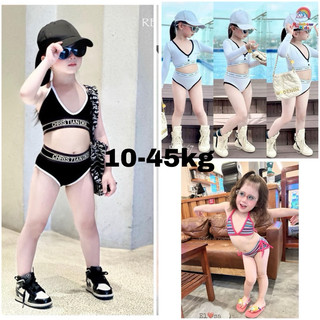 Đồ bơi bikini bé gái 2 mảnh hot trend 2025 | Size 10–45kg | Chống nắng, co giãn, siêu dễ thương