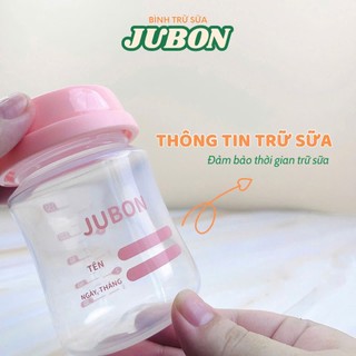 Combo 3 bình trữ sữa cổ rộng Jubon dung tích 150ml