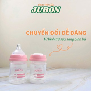 Combo 3 bình trữ sữa cổ rộng Jubon dung tích 150ml