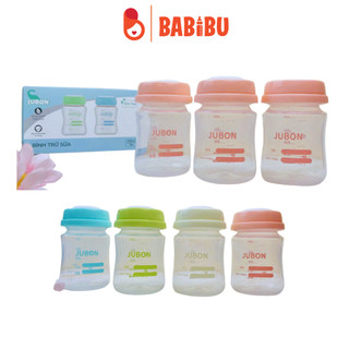 Combo 3 bình trữ sữa cổ rộng Jubon dung tích 150ml