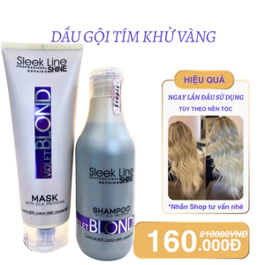 Dầu Gội Tím Khử Vàng cho tóc Tẩy sáng khói Stapiz