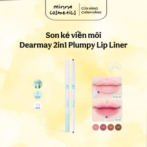 Chì Kẻ Viền Môi 2 Đầu Dearmay 2in1 Plumpy Lip Liner