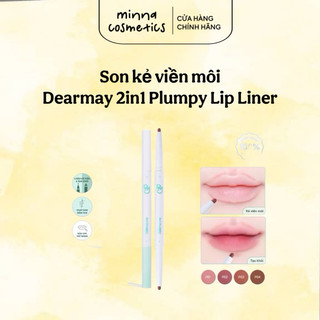 [Dearmay] Chì Kẻ Viền Môi 2 Đầu Dearmay 2in1 Plumpy Lip Liner