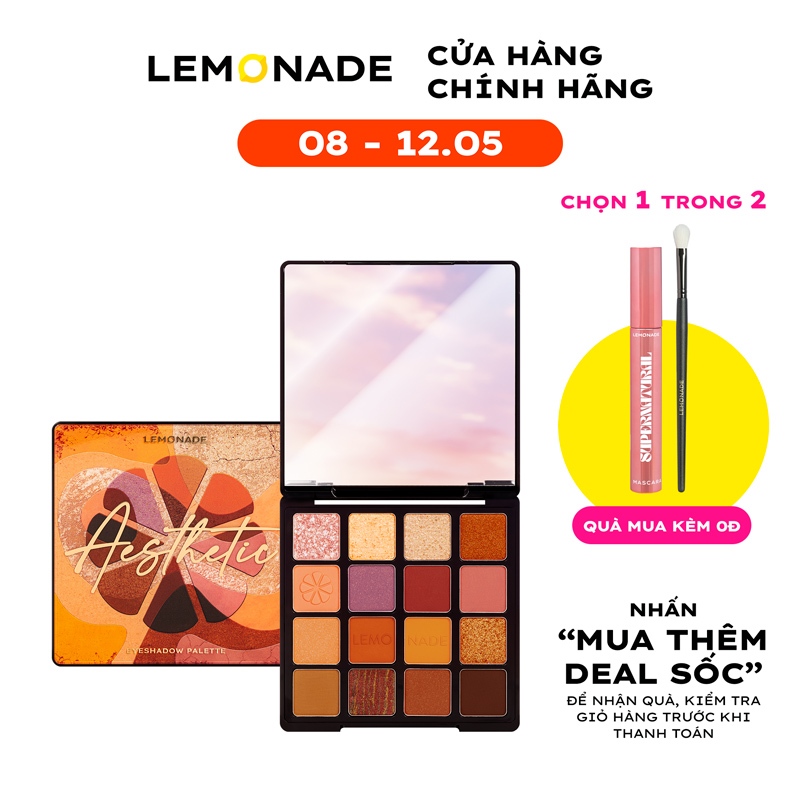 Ảnh Bảng phấn mắt Lemonade Aesthetic Eyeshadow Palette 20.8g 2