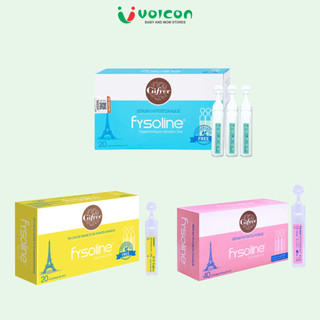 Nước Muối Sinh Lý Pháp Fysoline Vệ Sinh Mắt Mũi Cho Bé Sơ Sinh Trẻ Nhỏ An Toàn Dịu Nhẹ Hộp 20 Ống