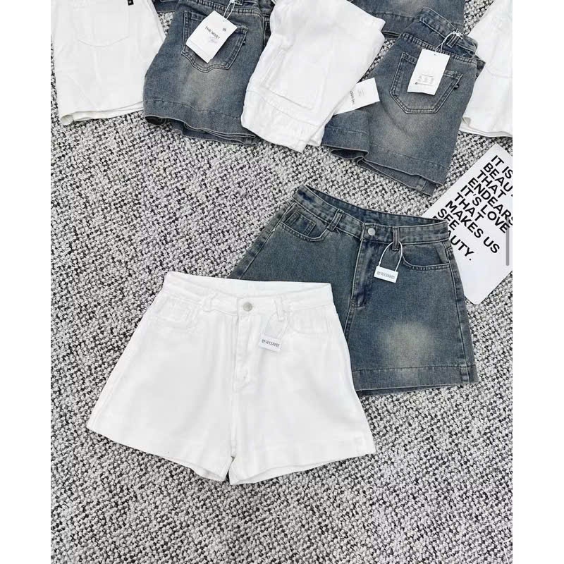 Quần Short  Nữ Joolate Quần short Jean dáng ngắn cá tính cho nữ