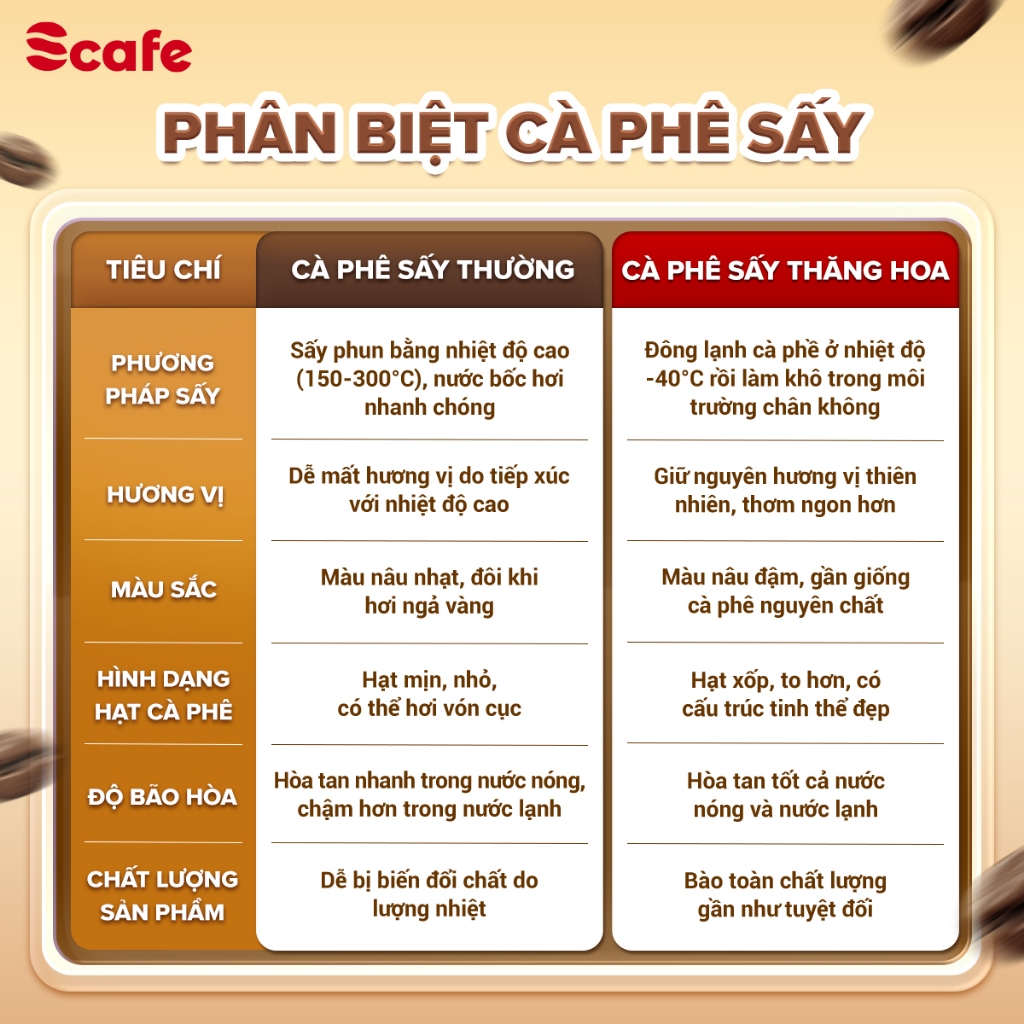 Cà Phê Muối Hoà Tan Vị Huế, Cafe hạt Fine Robusta Scafe Vietnam