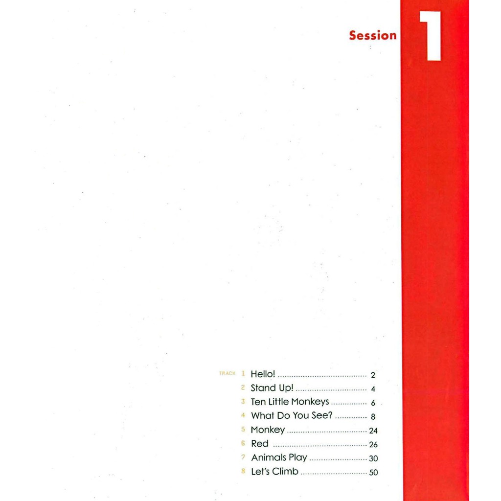 Ảnh Sách - Hello! Songs and Stories  - Unit 1 1