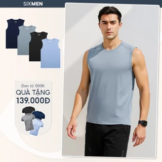 Áo thể thao nam 3 lỗ cao cấp SIXMEN Basic Thấm hút, nhanh khô, thoáng mát, co giãn tốt, áo thun nam chạy bộ, áo tập gym