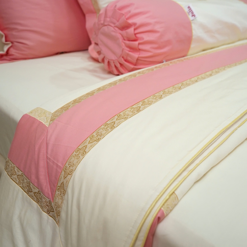 Bộ chăn ga gối Cotton Sateen cao cấp Julia 520