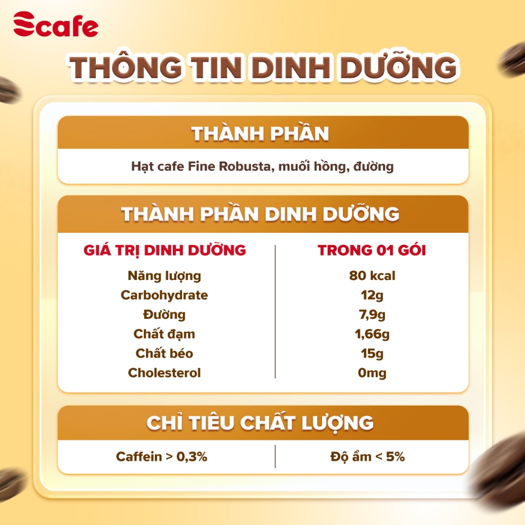 Cà Phê Muối Hòa Tan Scafe Việt Nam Cafe Pha Nhanh Uống Nóng/Lạnh