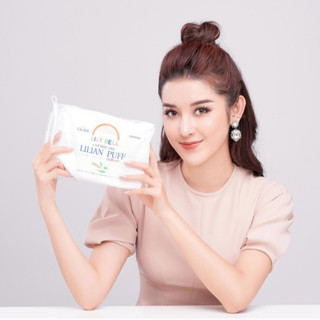 Bông Tẩy Trang LilyBell Lilian Puff Cotton (222 Miếng), Extra Thin Facial Puff (240 Miếng)