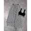Set áo hai dây cổ U croptop kèm quần suông chữ D
