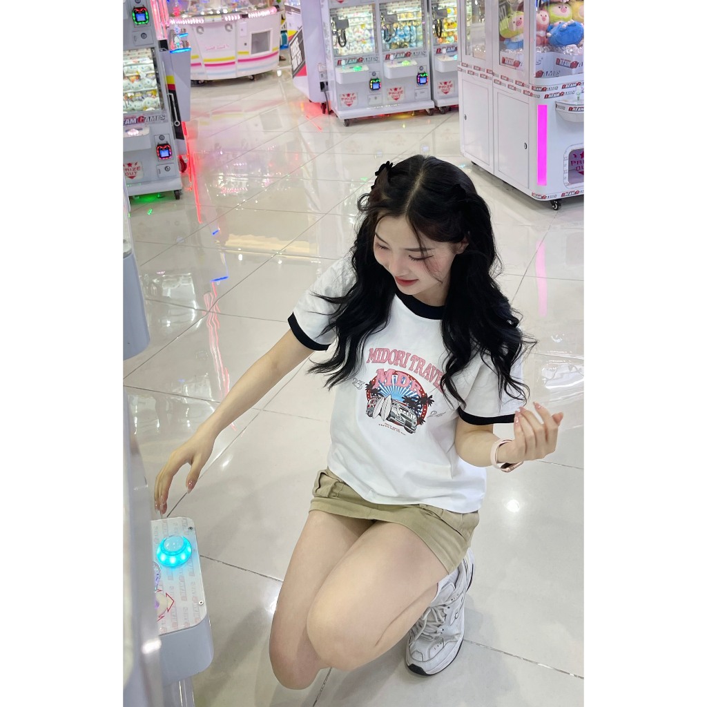Áo thun Baby Tee VINTAGE unisex phông Nam Nữ Local Brand Chính Hãng Midori M Studio