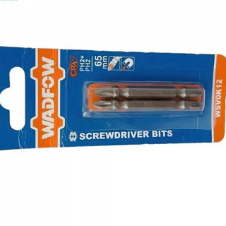 ĐỒ NGHỀ WADFOW Bộ 2 Mũi bắt vít 2 đầu PH2+PH2  65mm WSV0K12