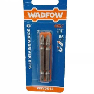 ĐỒ NGHỀ WADFOW Bộ 2 Mũi bắt vít 2 đầu PH2+PH2  65mm WSV0K12
