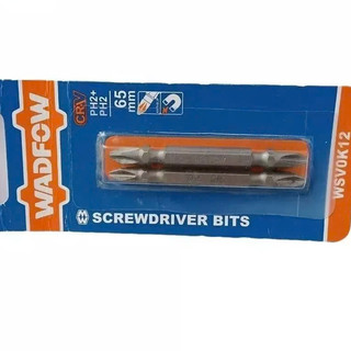 ĐỒ NGHỀ WADFOW Bộ 2 Mũi bắt vít 2 đầu PH2+PH2  65mm WSV0K12