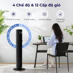 Quạt Tháp Điều Hòa Thông Minh Levoit Classic Pro 42 Inch Wifi | Kết nối app - Cảm biến nhiệt độ - 12 cấp gió — ảnh 4