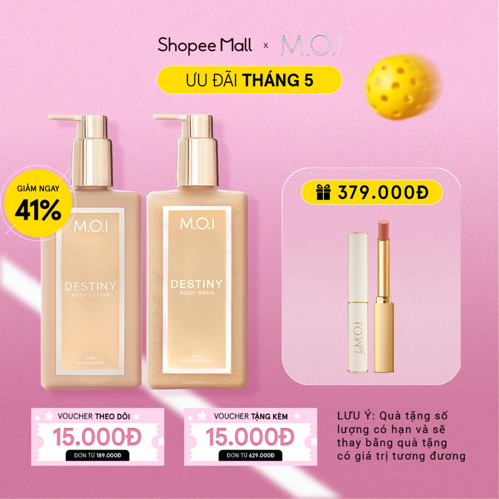 Ảnh Bộ đôi chăm sóc cơ thể hương nước hoa DESTINY phiên bản giới hạn + 1