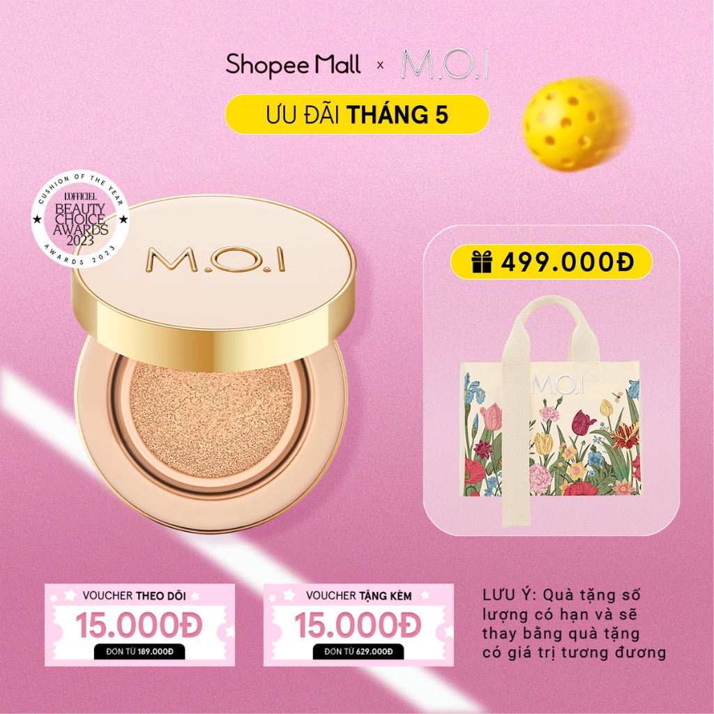 Ảnh Phấn nước kiềm dầu che khuyết điểm SPF50+ PA+++ MOI Premium Baby Skin Cushion 12g 1