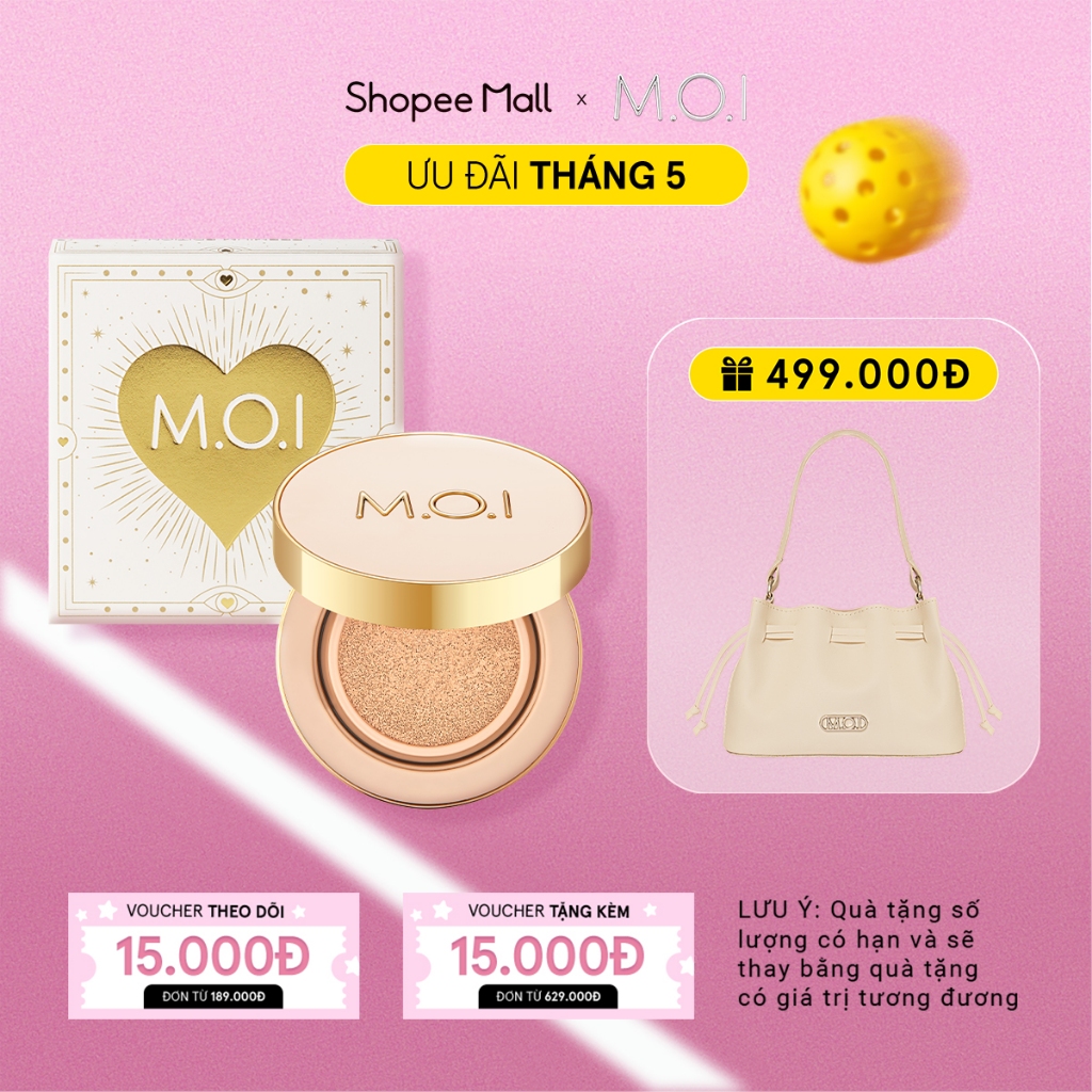Ảnh Phấn nước kiềm dầu che khuyết điểm SPF50+ PA+++ MOI Premium Baby Skin Cushion phiên bản mùa lễ hội 12g 1