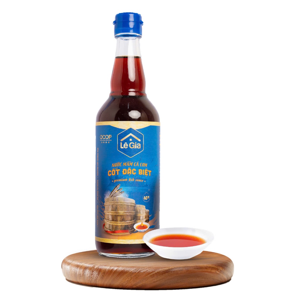 Ảnh Set quà Tinh túy từ Biển Mẹ (Set gồm 01 chai nước mắm cốt đặc biệt 525ml và 01 chai nước mắm cá cơm 650ml) 1