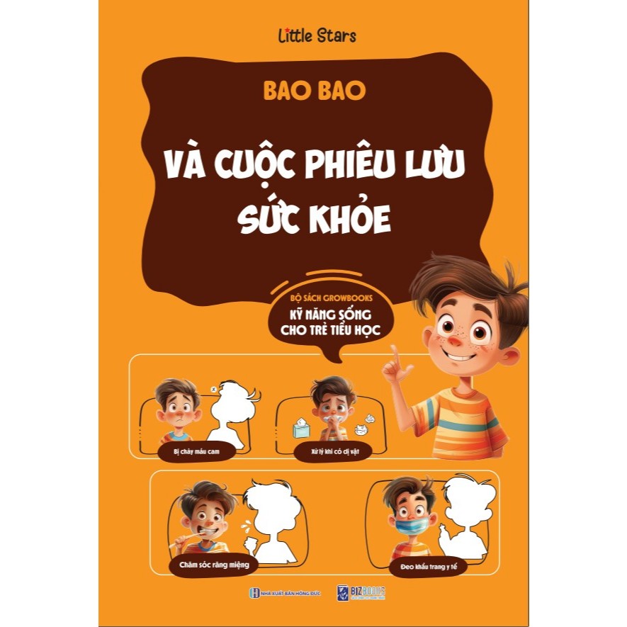 Sách Bao Bao Và Cuộc Phiêu Lưu Sức Khoẻ - Growbooks - Kỹ Năng Sống Dành Cho Trẻ Tiểu Học