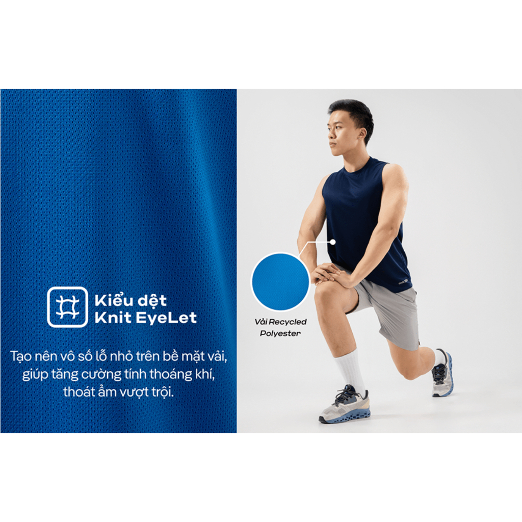 [TẶNG COMBO 2 TẤT]Set thể thao Áo thun Coolmate Basics và Áo tanktop Active Essentials thoáng mát Coolmate