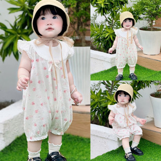 M&B (0-24M) Bộ bodysuit cánh tiên M&B 100% cotton thoáng mát, hoạ tiết đáng yêu dành cho bé gái từ 2kg8 - 13kg6