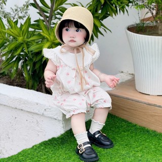 M&B (0-24M) Bộ bodysuit cánh tiên M&B 100% cotton thoáng mát, hoạ tiết đáng yêu dành cho bé gái từ 2kg8 - 13kg6