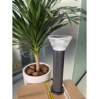 (KÈM QUÀ TẶNG) Đèn Sân Vườn Năng Lượng Mặt Trời Cao 60cm, Đèn Trụ Cổng NLMT Tiết Kiệm Điện Chống Nước BH 1 Năm