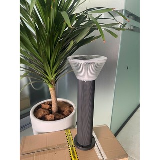 (KÈM QUÀ TẶNG) Đèn Sân Vườn Năng Lượng Mặt Trời Cao 60cm, Đèn Trụ Cổng NLMT Tiết Kiệm Điện Chống Nước BH 1 Năm