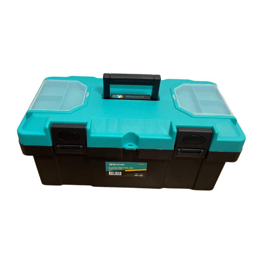 Hộp đựng dụng cụ 2 tầng đa năng Gofuther – Thùng đựng đồ nghề nhựa 14/17/19 inch chịu lực