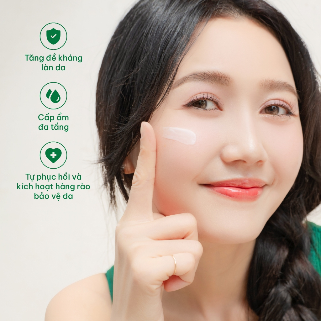Ảnh Kem Dưỡng Ẩm Da Mặt Cấp Ẩm Đa Tầng Tơ Tằm Ngăn Ngừa Lão Hóa Cỏ Mềm 50gr 2