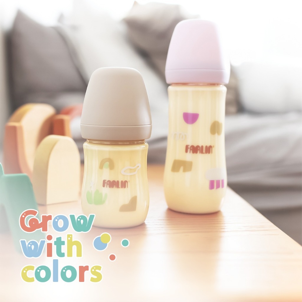 Ảnh Farlin Bình sữa PPSU cao cấp, cổ rộng dễ vệ sinh, núm ti silicone siêu mềm chống đầy hơi cho bé 3