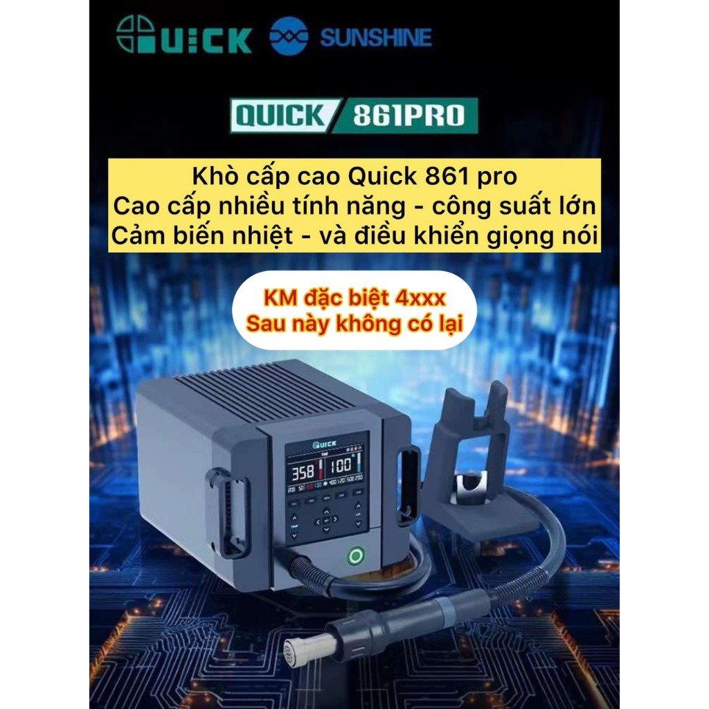 Khò QUICK 861 PRO Công nghệ cải tiến mới nhất | Shopee Việt Nam