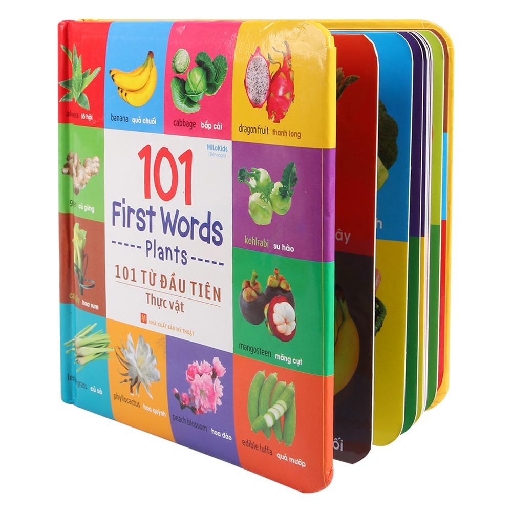 Ảnh Sách: 101 Từ Đầu Tiên (Thực  Vật - Động Vật - Giao Thông - Bảng Chữ Cái - Đồ Dùng Thân Thiết - Chữ Số Hình Dạng Màu Sắc) 2
